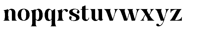 AT Karuan Medium Font LOWERCASE