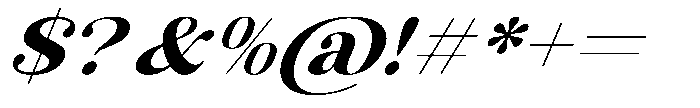 AT Karuan Semi Bold Italic Font OTHER CHARS