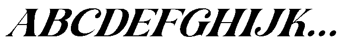 AT Karuan Semi Bold Italic Font UPPERCASE