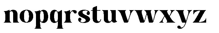 AT Karuan Semi Bold Font LOWERCASE
