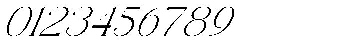 AT Karuan Thin Italic Font OTHER CHARS