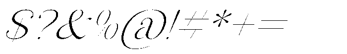 AT Karuan Thin Italic Font OTHER CHARS