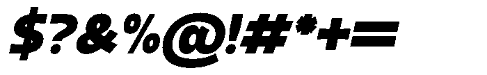 AT Landesan Bold Italic Font OTHER CHARS
