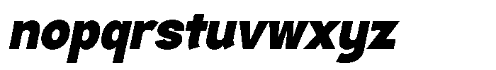 AT Landesan Bold Italic Font LOWERCASE