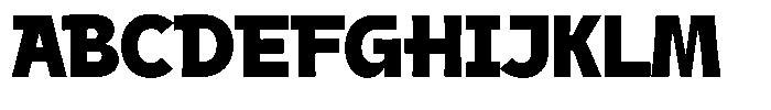 AT Landesan Bold Font UPPERCASE