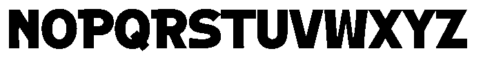 AT Landesan Bold Font UPPERCASE