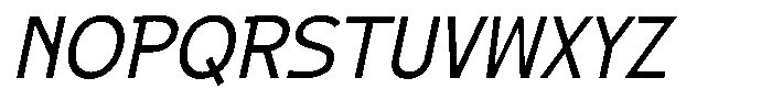 AT Landesan Extra Light Italic Font UPPERCASE