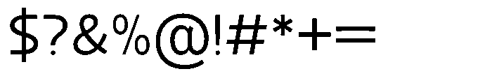 AT Landesan Extra Light Font OTHER CHARS