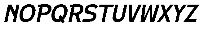 AT Landesan Italic Font UPPERCASE