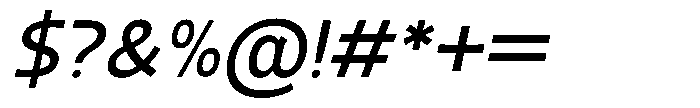 AT Landesan Light Italic Font OTHER CHARS