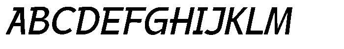 AT Landesan Light Italic Font UPPERCASE