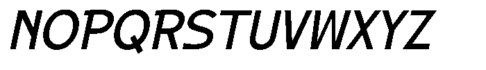 AT Landesan Light Italic Font UPPERCASE