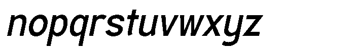 AT Landesan Light Italic Font LOWERCASE