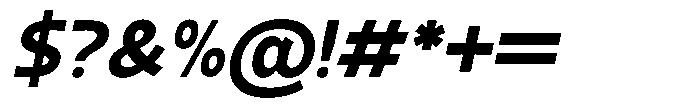 AT Landesan Medium Italic Font OTHER CHARS