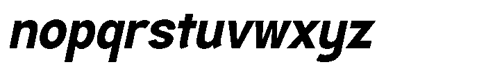 AT Landesan Medium Italic Font LOWERCASE