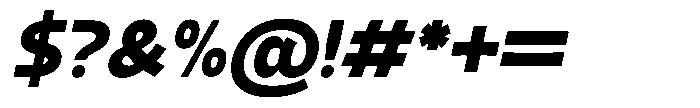 AT Landesan Semi Bold Italic Font OTHER CHARS