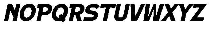 AT Landesan Semi Bold Italic Font UPPERCASE
