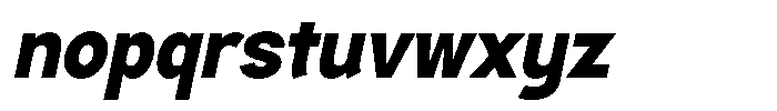 AT Landesan Semi Bold Italic Font LOWERCASE