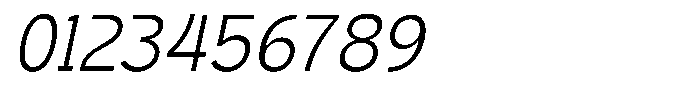 AT Landesan Thin Italic Font OTHER CHARS