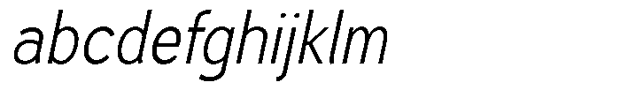 AT Landesan Thin Italic FONT