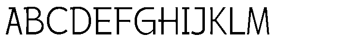 AT Landesan Thin Font UPPERCASE