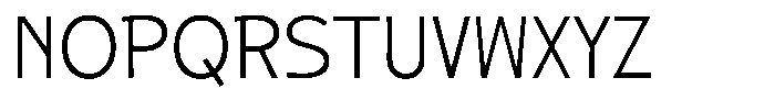 AT Landesan Thin Font UPPERCASE