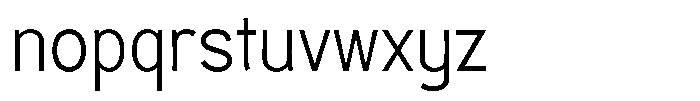 AT Landesan Thin Font LOWERCASE