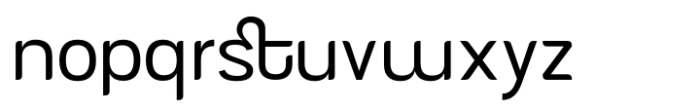 AT Nevalo Light Font LOWERCASE