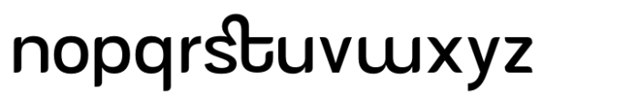 AT Nevalo Medium Font LOWERCASE
