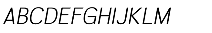 AT Nevalo Thin Italic Font UPPERCASE