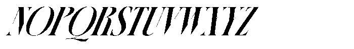 AT Paskalara Bold Italic Font UPPERCASE