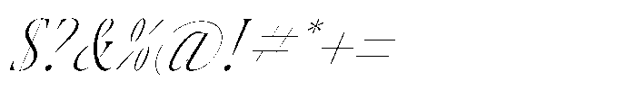 AT Paskalara Extra Light Italic Font OTHER CHARS