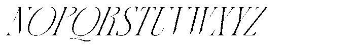 AT Paskalara Extra Light Italic Font UPPERCASE