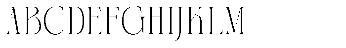 AT Paskalara Extra Light Font UPPERCASE