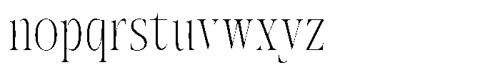 AT Paskalara Extra Light Font LOWERCASE