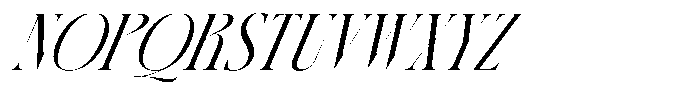 AT Paskalara Italic Font UPPERCASE