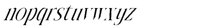 AT Paskalara Italic Font LOWERCASE