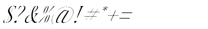 AT Paskalara Light Italic Font OTHER CHARS