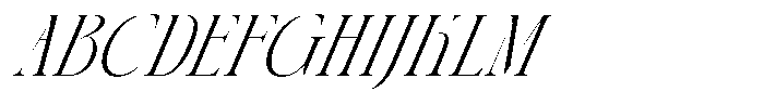 AT Paskalara Light Italic Font UPPERCASE