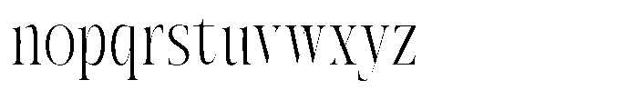 AT Paskalara Light Font LOWERCASE