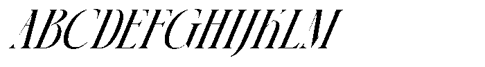 AT Paskalara Medium Italic Font UPPERCASE