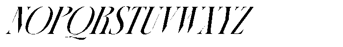 AT Paskalara Medium Italic Font UPPERCASE