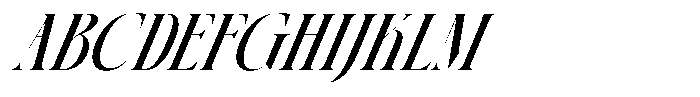 AT Paskalara Semi Bold Italic Font UPPERCASE
