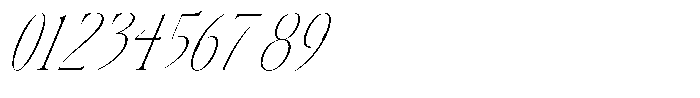 AT Paskalara Thin Italic Font OTHER CHARS