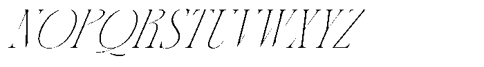 AT Paskalara Thin Italic Font UPPERCASE