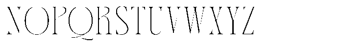 AT Paskalara Thin Font UPPERCASE
