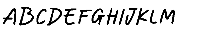 ATP Handero Font UPPERCASE