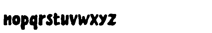 ATP Lazy House ATP-Lazy House Bold Font LOWERCASE