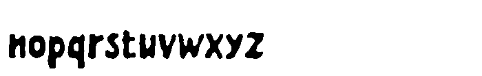 ATP Lazy House ATP-Lazy House Regular Font LOWERCASE