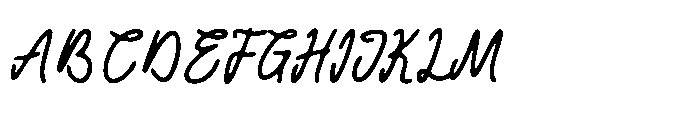 ATP Madison Notes Font UPPERCASE
